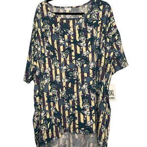 LulaRoe Irma 3XL Nightmare Before Christmas Lock Shock Barrel (024)